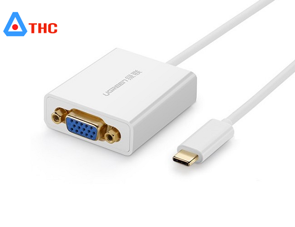 Cáp chuyển USB Type-C to VGA Ugreen